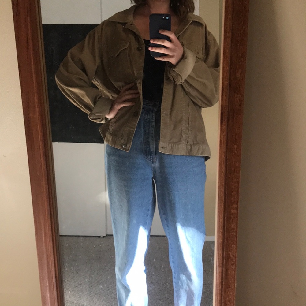90s Vintage Corduroy Eddie Bauer Jacket, Tan